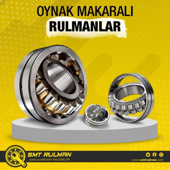 Oynak makaralı rulmanlar